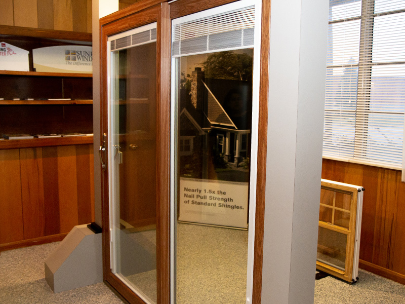 full size sliding door samples